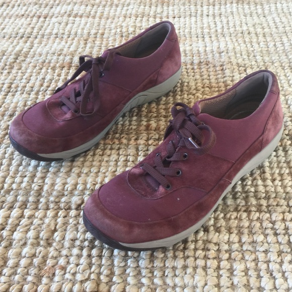 Dansko Wine Colored Sneakers - Picture 1 of 9